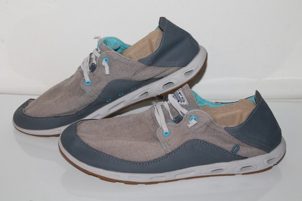 Columbia Bahama Vent Loco Relax PFG Casual Sneakers, Gray/Blue, Mens Size 14